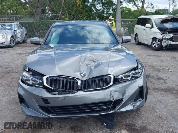 2023 BMW 3 Series 330i with VIN 3MW69FF00P8D61512, listed as a IAAI auction lot 41992509 with 15,809 mi miles and . Bid and sale history available at DreamBid. Image 12.