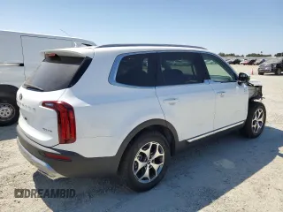 2020 Kia Telluride EX with VIN 5XYP3DHC6LG085291, listed as a Copart auction lot 60754565 with 7,695 mi miles and Salvage title. Bid and sale history available at DreamBid. Image 3.