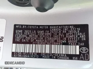 2016 Toyota Corolla L with VIN 2T1BURHE3GC599462, listed as a IAAI auction lot 42478922 with 104,125 mi miles and . Bid and sale history available at DreamBid. Image 9.