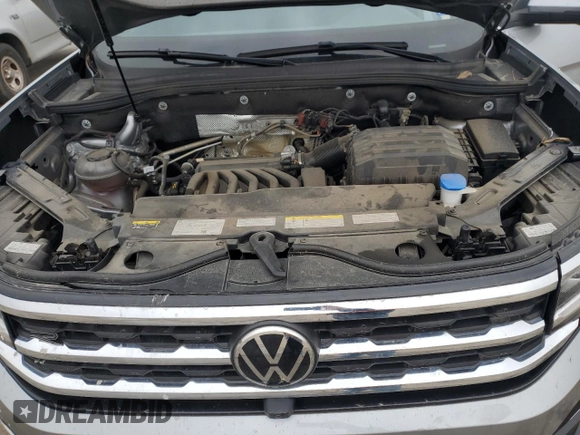 2022 Volkswagen Atlas SEL Premium R-Line with VIN 1V2FE2CA9NC213092, listed as a Copart auction lot 43430625 with 53,426 mi miles and Salvage title. Bid and sale history available at DreamBid. Image 11.