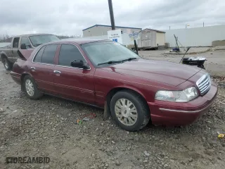 2005 Ford Crown Victoria LX with VIN 2FAFP74W85X136047, listed as a Copart auction lot 82915244 with 155,495 mi miles and Non Repairable. Bid and sale history available at carsss.com. Image 4.