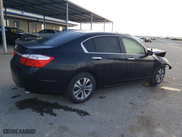 2015 Honda Accord Sedan LX with VIN 1HGCR2F32FA229543, listed as a Copart auction lot 47484015 with 107,756 mi miles and Salvage Title. Bid and sale history available at carsss.com. Image 3.