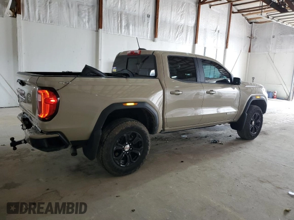 2023 GMC Canyon 4WD Elevation with VIN 1GTP6BEK3P1159232, listed as a Copart auction lot 50448225 with 76,770 mi miles and Salvage Title. Bid and sale history available at carsss.com. Image 3.