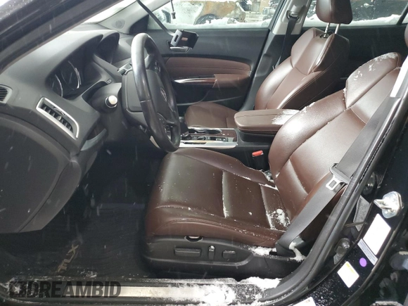 2016 Acura TLX with VIN 19UUB1F33GA002253, listed as a Copart auction lot 44750155 with 0 mi miles and Salvage Title. Bid and sale history available at carsss.com. Image 7.
