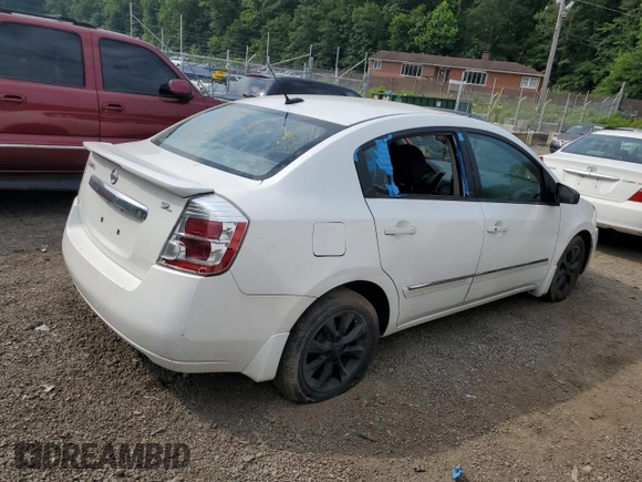 2012 Nissan Sentra SR with VIN 3N1AB6AP5CL719364, listed as a Copart auction lot 60800295 with Not provided miles and Salvage title. Bid and sale history available at DreamBid. Image 3.