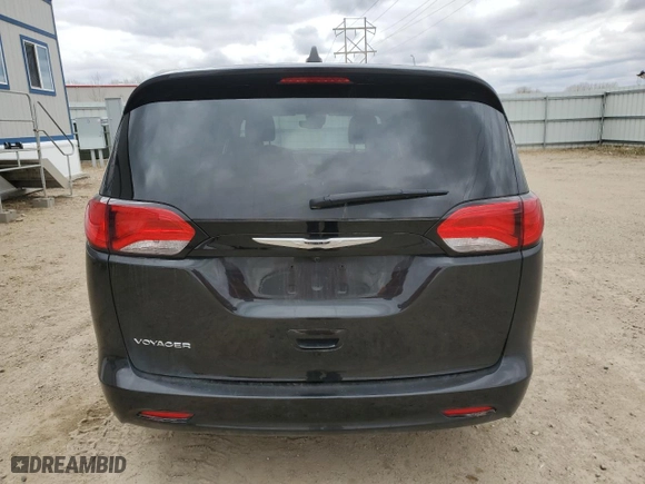 2023 Chrysler Voyager LX with VIN 2C4RC1CG3PR602338, listed as a Copart auction lot 53972325 with 48,283 mi miles and Clean Title. Bid and sale history available at carsss.com. Image 6.
