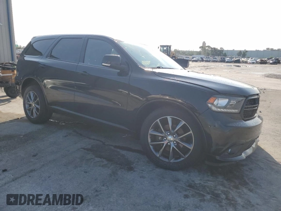 2017 Dodge Durango GT with VIN 1C4RDHDG5HC796594, listed as a Copart auction lot 58473035 with 164,522 mi miles and Salvage title. Bid and sale history available at DreamBid. Image 4.