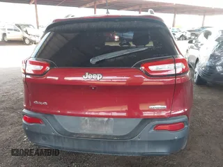 2017 Jeep Cherokee Latitude with VIN 1C4PJMCB4HW570754, listed as a IAAI auction lot 42159375 with 154,887 mi miles. Bid and sale history available at carsss.com. Image 16.