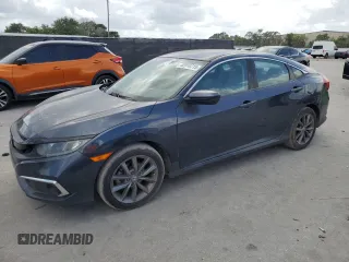 2019 Honda Civic Sedan LX with VIN 2HGFC2F63KH586864, listed as a Copart auction lot 52914715 with 65,310 mi miles and Salvage Title. Bid and sale history available at carsss.com. Image 1.