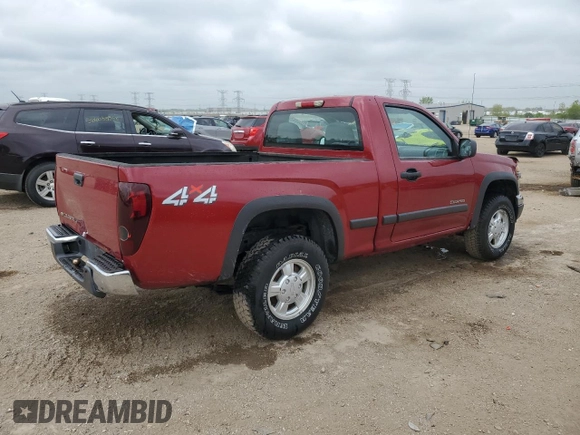 2005 Chevrolet Colorado Z85 with VIN 1GCDT146358189376, listed as a Copart auction lot 56501895 with 174,454 mi miles and Salvage title. Bid and sale history available at DreamBid. Image 3.