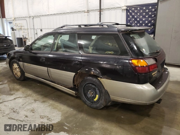 2001 Subaru Legacy Outback L.L. Bean with VIN 4S3BH806017673626, listed as a Copart auction lot 63878494 with 301,500 mi miles and Clean title. Bid and sale history available at DreamBid. Image 2.