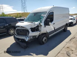 2020 Ford Transit Cargo with VIN 1FTBR2C80LKB64188, listed as a Copart auction lot 71403784 with Not Provided miles and Salvage Title. Bid and sale history available at carsss.com. Image 1.