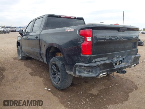 2022 Chevrolet Silverado 1500 LT Trail Boss with VIN 1GCPYFED3NZ194306, listed as a IAAI auction lot 41906625 with Not Provided miles and . Bid and sale history available at DreamBid. Image 3.
