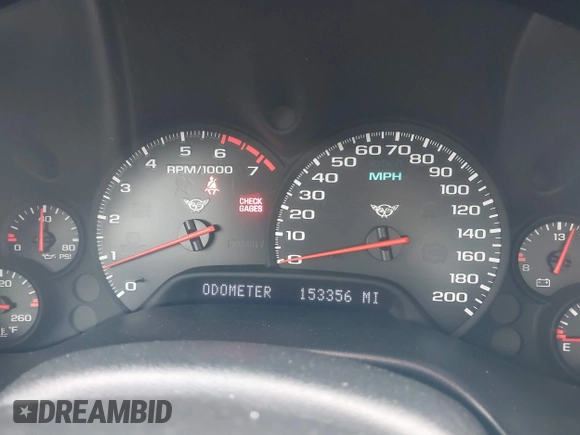 2004 Chevrolet Corvette with VIN 1G1YY22G045110632, listed as a IAAI auction lot 41352281 with 153,356 mi miles and . Bid and sale history available at DreamBid. Image 7.