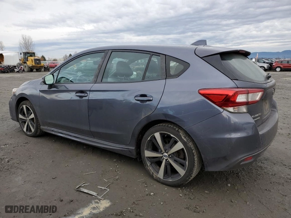 2017 Subaru Impreza Sport with VIN 4S3GTAK6XH1751786, listed as a Copart auction lot 86219994 with 121,393 mi miles and Salvage Title. Bid and sale history available at carsss.com. Image 2.