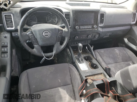 2022 Nissan Frontier SV with VIN 1N6ED1EKXNN688414, listed as a Copart auction lot 48594735 with 47,123 mi miles and Salvage title. Bid and sale history available at DreamBid. Image 8.