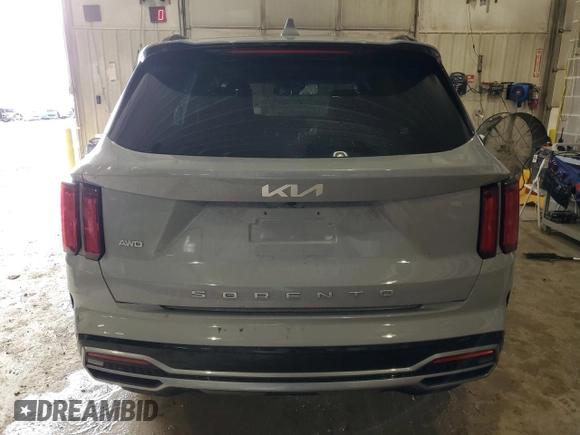 2022 Kia Sorento SX with VIN 5XYRKDLF6NG117950, listed as a Copart auction lot 47525465 with 28,680 mi miles and Salvage Title. Bid and sale history available at carsss.com. Image 6.