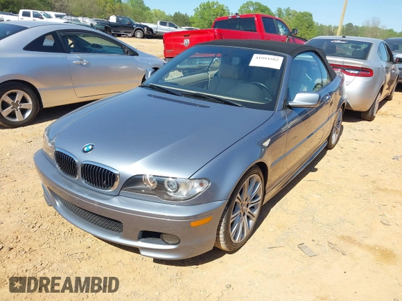 2006 BMW 3 Series 330Ci with VIN WBABW53476PL53481, listed as a IAAI auction lot 41994582 with 99,850 mi miles and . Bid and sale history available at carsss.com. Image 2.
