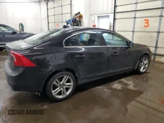 2015 Volvo S60 T5 Premier with VIN YV1612TBXF1307169, listed as a Copart auction lot 48152905 with 85,184 mi miles and Salvage Title. Bid and sale history available at carsss.com. Image 3.