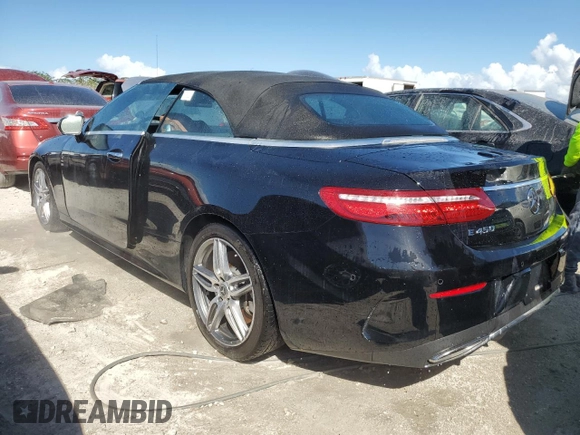 2020 Mercedes-Benz E-Class E 450 with VIN W1K1K6HB7LF146216, listed as a Copart auction lot 76296094 with 0 mi miles and Non Repairable. Bid and sale history available at carsss.com. Image 2.