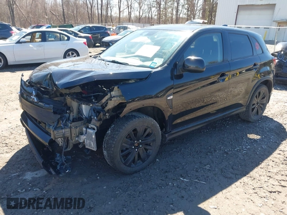 2022 Mitsubishi Outlander Sport ES with VIN JA4ARUAU0NU012470, listed as a IAAI auction lot 41822232 with 62,121 mi miles. Bid and sale history available at carsss.com. Image 17.