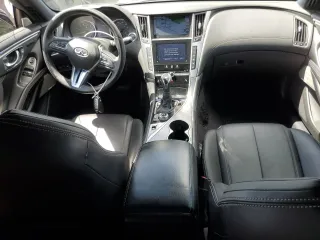 2018 Infiniti Q60 Luxe with VIN JN1EV7EK5JM341353, listed as a Copart auction lot 52008465 with 116,838 mi miles and Salvage Title. Bid and sale history available at carsss.com. Image 8.