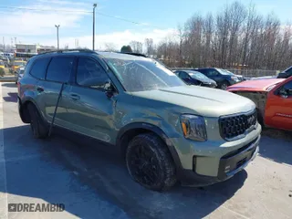 2024 Kia Telluride SX Prestige X-Pro with VIN 5XYP5DGC6RG466658, listed as a IAAI auction lot 41650163 with 37,495 mi miles. Bid and sale history available at carsss.com. Image 1.