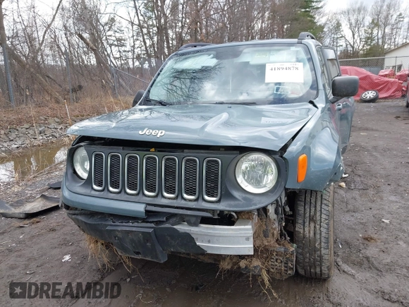 2017 Jeep Renegade Sport with VIN ZACCJBAB1HPE77029, listed as a IAAI auction lot 41894878 with 145,328 mi miles and . Bid and sale history available at DreamBid. Image 12.
