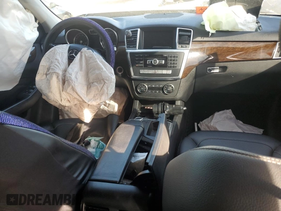 2015 Mercedes-Benz M 350 with VIN 4JGDA5JBXFA585101, listed as a Copart auction lot 75952044 with Not provided miles and Salvage title. Bid and sale history available at DreamBid. Image 8.