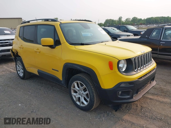 2017 Jeep Renegade Altitude with VIN ZACCJBBB6HPE96724, listed as a IAAI auction lot 42399816 with 66,912 mi miles and . Bid and sale history available at DreamBid. Image 1.