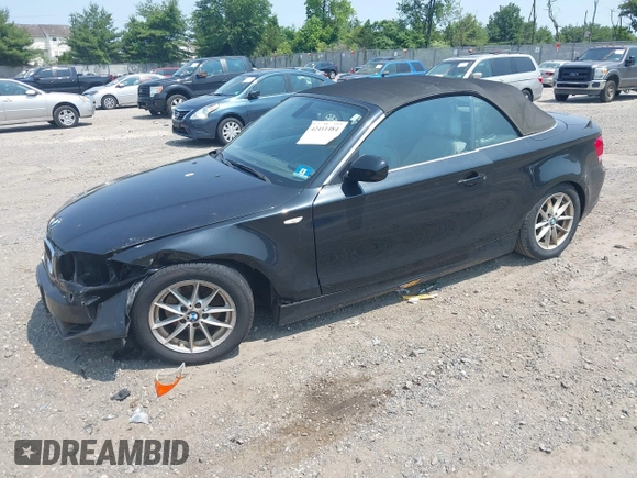 2010 BMW 1 Series 128i with VIN WBAUN1C55AVH81750, listed as a IAAI auction lot 42411484 with 124,432 mi miles and . Bid and sale history available at DreamBid. Image 17.