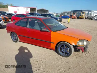 1999 Honda Civic EX with VIN 1HGEJ8147XL013552, listed as a IAAI auction lot 41953154 with 96,006 mi miles. Bid and sale history available at carsss.com. Image 1.