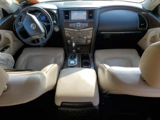 2017 Nissan Armada SL with VIN JN8AY2ND8H9010517, listed as a Copart auction lot 61785834 with 142,157 mi miles and Salvage Title. Bid and sale history available at carsss.com. Image 8.