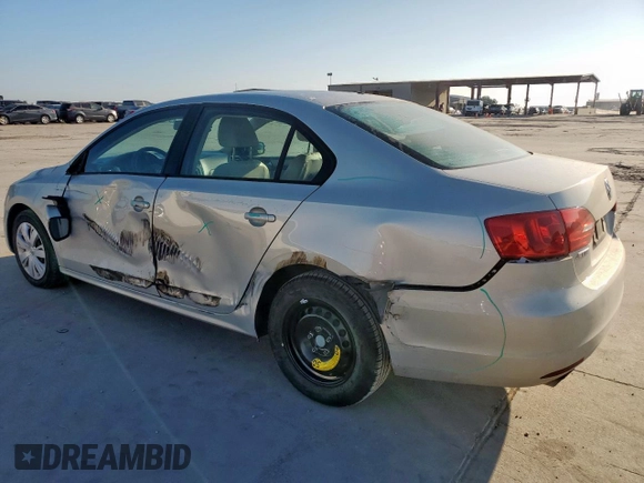 2012 Volkswagen Jetta SE with VIN 3VWDX7AJXCM341336, listed as a Copart auction lot 62117055 with 110,492 mi miles and Salvage title. Bid and sale history available at DreamBid. Image 2.