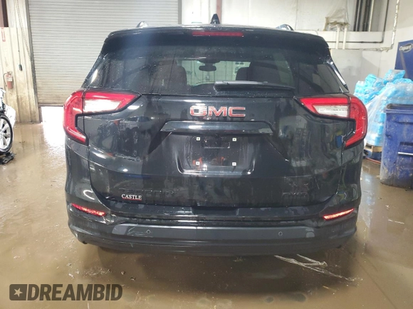 2024 GMC Terrain SLE with VIN 3GKALTEGXRL389530, listed as a Copart auction lot 49180525 with 5,271 mi miles and Salvage Title. Bid and sale history available at carsss.com. Image 6.