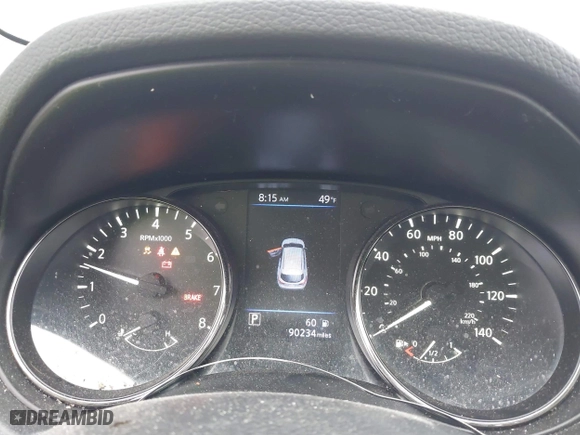 2020 Nissan Rogue Sport SL with VIN JN1BJ1CW8LW644622, listed as a IAAI auction lot 41829132 with 90,234 mi miles. Bid and sale history available at carsss.com. Image 16.