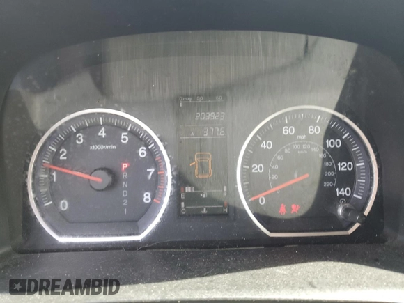 2007 Honda CR-V EX-L with VIN JHLRE48777C087716, listed as a Copart auction lot 50307695 with 203,923 mi miles and Salvage Title. Bid and sale history available at DreamBid. Image 9.