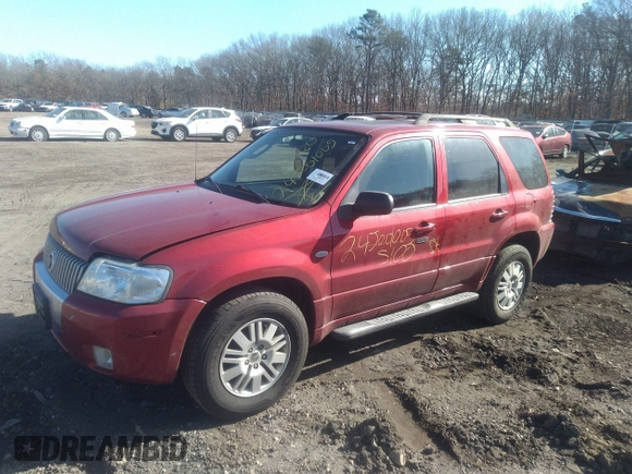 2007 Mercury Mariner Luxury with VIN 4M2YU91157KJ09372, listed as a IAAI auction lot 38729017 with Not provided miles and . Bid and sale history available at DreamBid. Image 2.