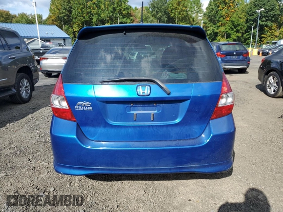 2008 Honda Fit Sport with VIN JHMGD38648S048984, listed as a Copart auction lot 73504714 with 138,657 mi miles and Salvage Title. Bid and sale history available at carsss.com. Image 6.