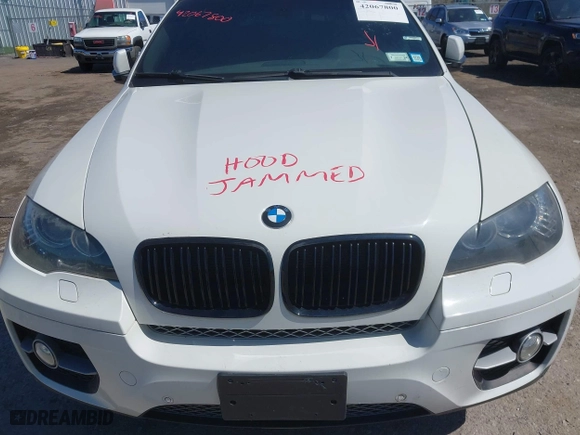 2011 BMW X6 35i with VIN 5UXFG2C58BLX07890, listed as a IAAI auction lot 42067800 with 144,367 mi miles. Bid and sale history available at carsss.com. Image 6.