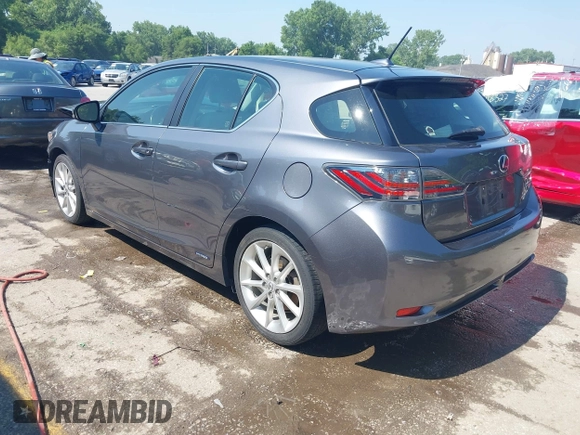 2013 Lexus CT 200h with VIN JTHKD5BH8D2150167, listed as a IAAI auction lot 42440559 with 138,783 mi miles and . Bid and sale history available at DreamBid. Image 3.