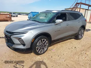 2023 Chevrolet Blazer RS with VIN 3GNKBERS4PS179447, listed as a IAAI auction lot 42210141 with 29,438 mi miles and . Bid and sale history available at DreamBid. Image 18.