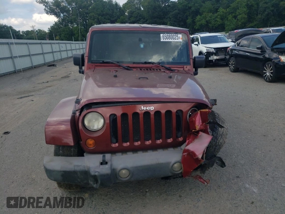 2007 Jeep Wrangler Sahara с VIN 1J4FA54137L205242, выставлен на аукционе Copart как лот 65080025 с пробегом 128 682 миль миль и Списание • Salvage title. История ставок и продаж доступна на DreamBid. Изображение 5.