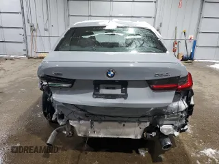 2025 BMW 3 Series 330i xDrive with VIN 3MW89CW08S8E94714, listed as a Copart auction lot 44920285 with 7,943 mi miles and Salvage Title. Bid and sale history available at carsss.com. Image 6.