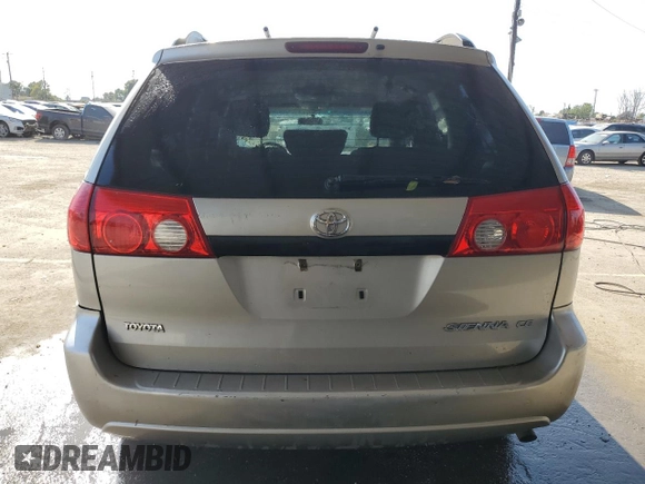 2007 Toyota Sienna CE with VIN 5TDZK23C57S061905, listed as a Copart auction lot 52210365 with 199,591 mi miles and Salvage Title. Bid and sale history available at carsss.com. Image 6.