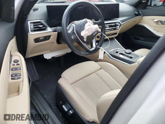 2023 BMW 3 Series 330i xDrive with VIN 3MW89FF0XP8C93020, listed as a Copart auction lot 85686374 with 0 mi miles and Salvage Title. Bid and sale history available at carsss.com. Image 8.