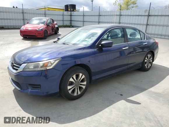 2013 Honda Accord LX z VIN 1HGCR2F33DA183606, wystawiony jako Copart lot #50938905 z przebiegiem 314 379 mil mil oraz Szkoda całkowita • Salvage title. Historia ofert i sprzedaży dostępna na DreamBid. Obrazek 1.