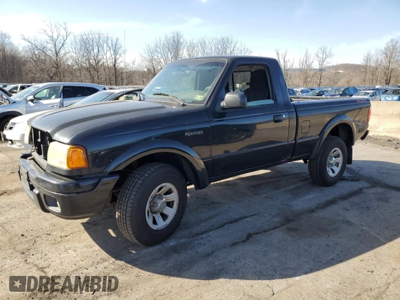 2004 Ford Ranger XL with VIN 1FTYR10U44PB07129, listed as a Copart auction lot 49108875 with Not Provided miles and Salvage Title. Bid and sale history available at DreamBid. Image 1.