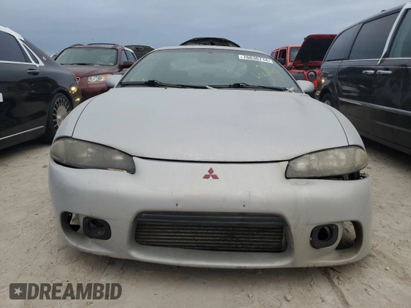 1998 Mitsubishi Eclipse GS-T with VIN 4A3AK54F1WE048951, listed as a Copart auction lot 76636714 with 162,725 mi miles and Salvage Title. Bid and sale history available at carsss.com. Image 5.
