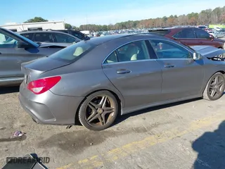 2014 Mercedes-Benz CLA-Class CLA 250 with VIN WDDSJ4EBXEN134893, listed as a IAAI auction lot 41144141 with 123,380 mi miles. Bid and sale history available at carsss.com. Image 4.